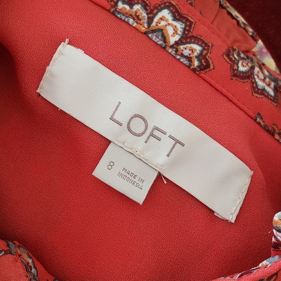 LOFT Floral Print Dress - NWOT - Picture 8 of 11
